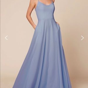 Dear Cleo Gianna bridesmaids dress in Hydrangea